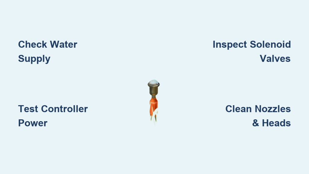 How to Fix Lawn Sprinkler Not Working